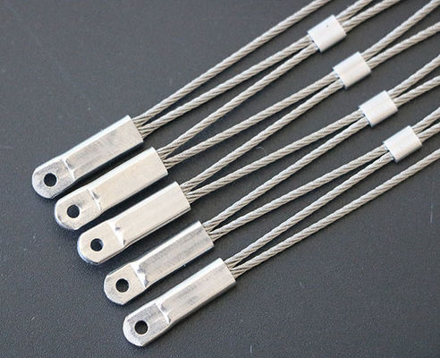 304/316 7*7 Pared de malla de alambre de zoológico Red de seguridad de malla de pared verde