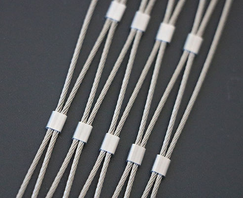 malla inoxidable de la cuerda de alambre de acero del metal de la armadura llana de 20x20m m