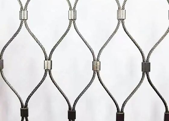 cuerda de alambre de acero inoxidable de alta resistencia 304 316 316l Mesh Net For Aviary Zoo