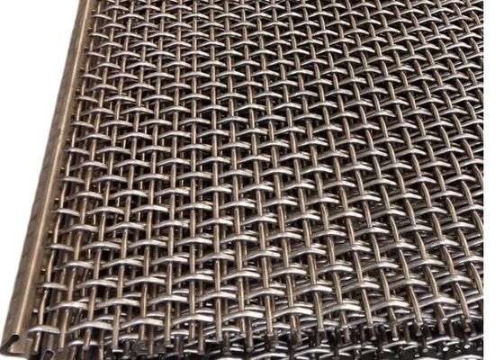 304 malla de acero inoxidable trenzado para la minería Vibración de la malla de pantalla oscilante