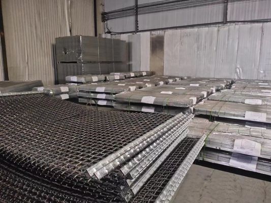 0,7 - acero de carbono medio prensado soldado soldado de la malla de alambre 45# de 20m m