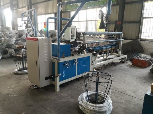 Máquina de malla automática de diamantes de doble alambre para cercas de enlace de cadena