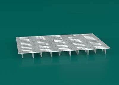 50 mm de ancho Anti-Split Plate Rectángulo unilateral de metal espinoso Placa de uñas