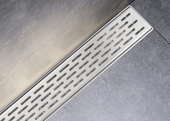 Canales de rejilla de acero galvanizado inoxidable con drenaje de piso de sifón / cubierta de placa