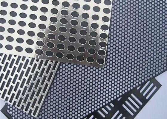 metal perforado de aluminio Mesh Grille Sheet de la hoja hexagonal del agujero de 1m m