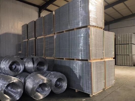 Panel de malla de alambre soldado de construcción duradera recubierto de zinc