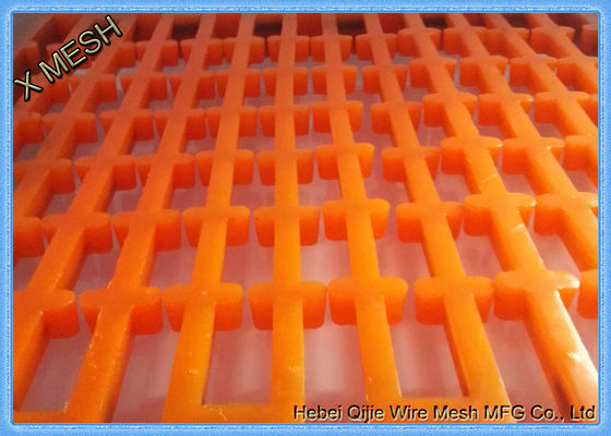 Paneles de pantalla de poliuretano para minas / canteras Bajo nivel de ruido de funcionamiento Anticorrosivo