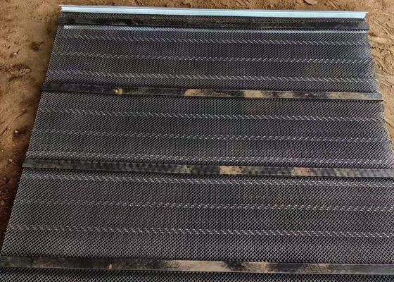 Redes de pantalla de goma de autolimpieza vibratoria para la detección de esquisto