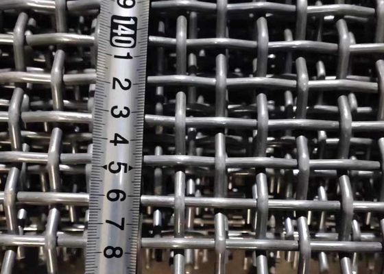65mn de alta resistencia enganchó el alambre prensado galvanizado Mesh For Coal Mine Industry