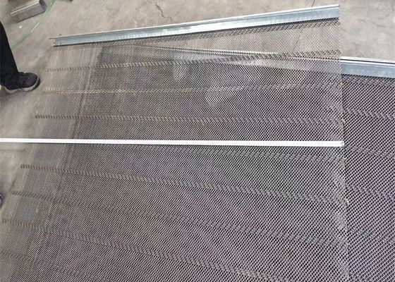 Tamaño minero prensado cerradura de Mesh Woven 1m m de la pantalla del alambre