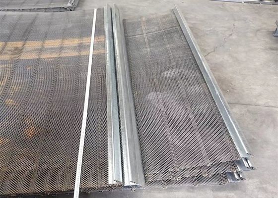 Tamiz vibratorio negro Mesh Square Woven Crimped Wire del hierro 4m m