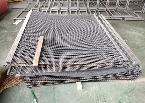 65mn enganchó el tamiz vibratorio Mesh For Quarry Stone Crusher