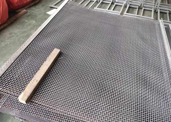 65mn enganchó el tamiz vibratorio Mesh For Quarry Stone Crusher