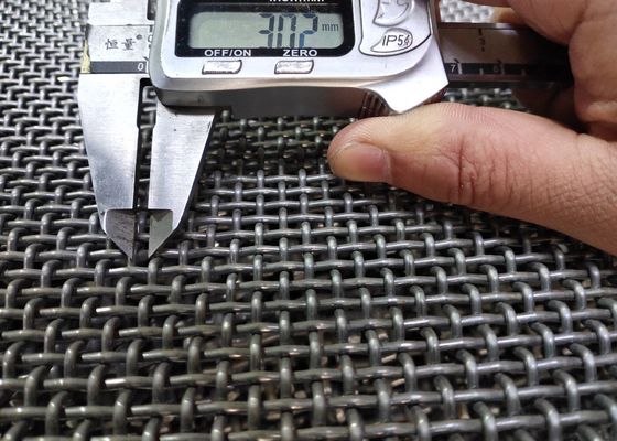 Arena prensada Mesh Vibrating Screen del alambre 65m m el 1.5m el x 1.95m