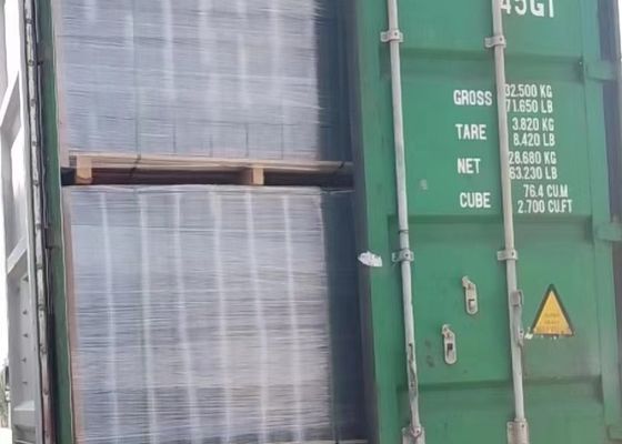 Panel de alambre soldado galvanizado para cercas de malla de 6 calibres