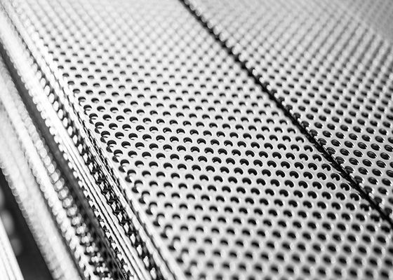 2 mm 3 mm Tamaño del agujero de acero inoxidable Hoja de metal perforada de malla Hoja decorativa para ventilación