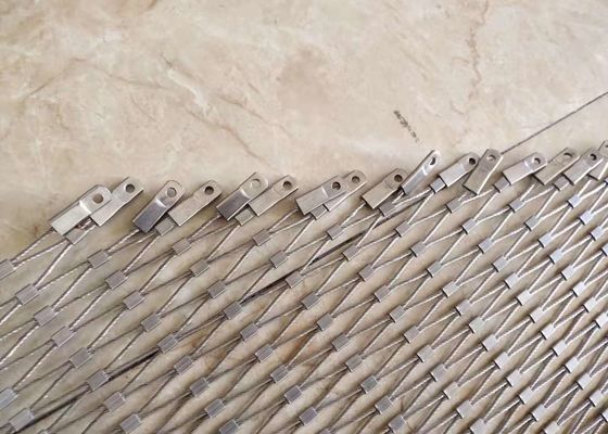 × 7 de Xtend 7 7 cuerda de alambre de acero inoxidable del × 19 Mesh Ferrule Type 304l