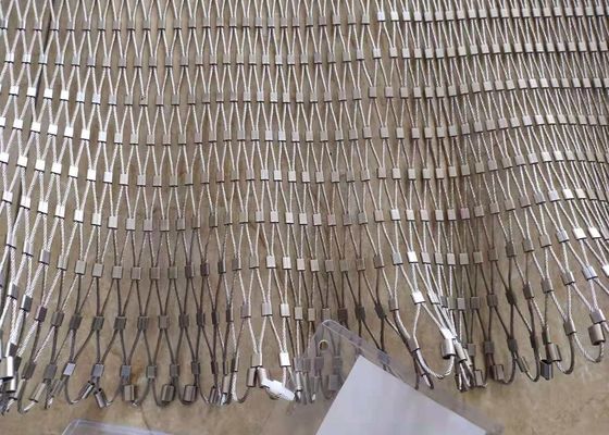 × 7 de Xtend 7 7 cuerda de alambre de acero inoxidable del × 19 Mesh Ferrule Type 304l