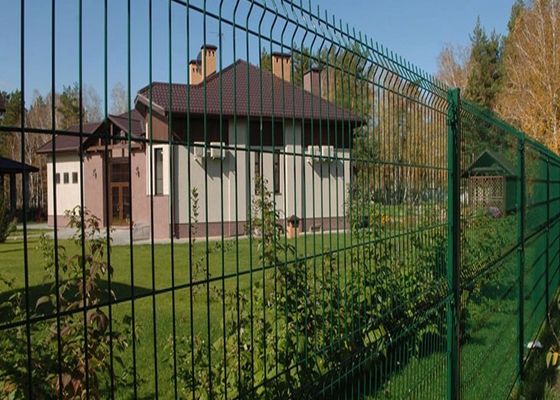 Proteger el jardín con estilo exterior Decorativo 3D Curva de alambre de malla soldada cerca