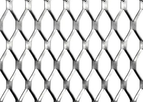 Malla metálica ampliada aluminio de poca potencia decorativa para el revestimiento de la pared exterior