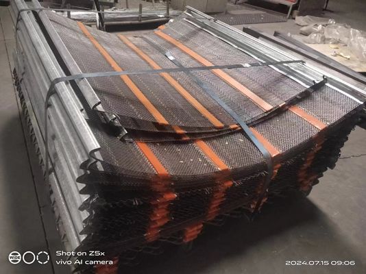tamiz vibratorio Mesh Anti Clogging de la limpieza de uno mismo del acero de carbono 65mn