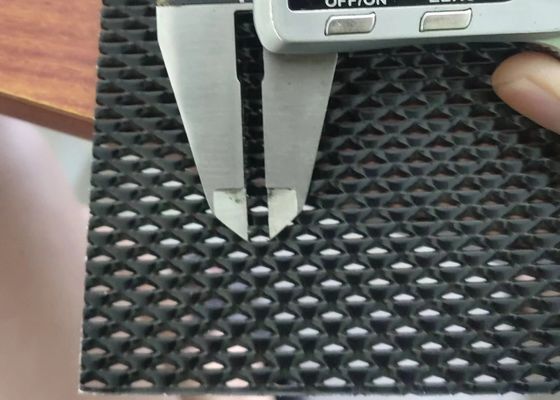 malla de aluminio de trabajo pesado de una sola manera de seguridad de la visión malla