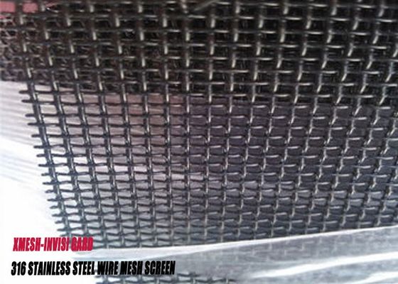 SS 304 alambre de acero inoxidable Mesh For Entry Doors de la pantalla de seguridad 316 316L