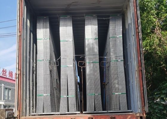 Panel de alambre soldado galvanizado para cercas de malla de 6 calibres