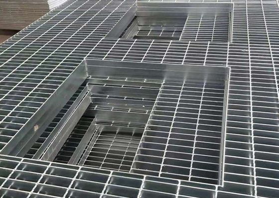 1005 X 600 Lb Rejas de suelo galvanizadas y rejas de escaleras para offshore