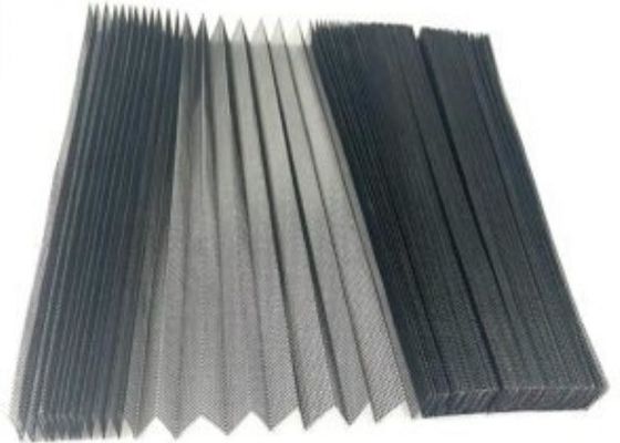 El negro coloreó el mosquito plisado que la pantalla 18x16 enreda la anchura X 10m de los 2.4m de largo