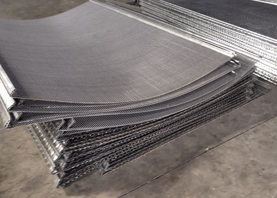 Alta Tensibilidad 65mn Cemento Vibrante Metal Tejido Vibrante de la pantalla de malla