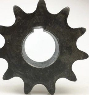 Rodillo de cadena DIN 24B 28B 32B con dientes de 10 mm y material C45