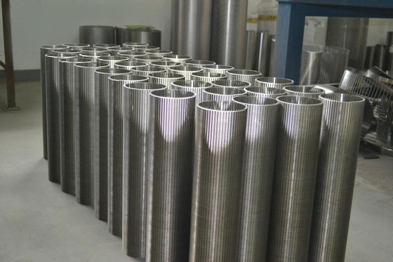Escrín de alambre de cuña de acero inoxidable de 500 mm de diámetro para construcción duradera