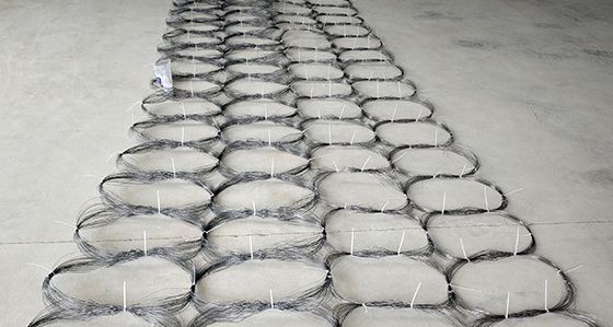 Obstáculo de baja visibilidad de acero de 10 m de perímetro MZP-52 para aplicaciones de seguridad