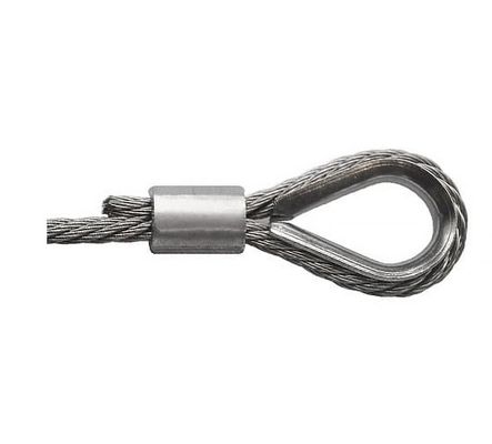 Ferrule de acero inoxidable para cuerda de alambre de acero inoxidable
