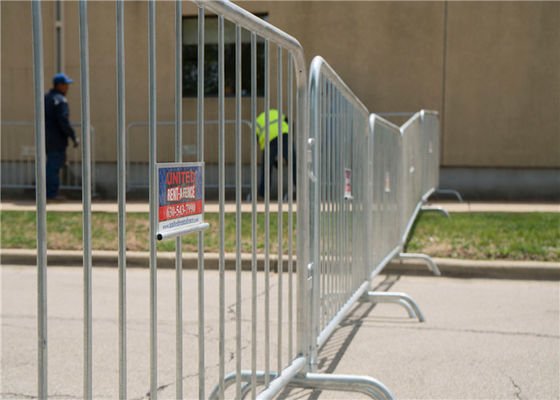 Barrera de seguridad galvanizada de la inmersión caliente que cerca la resistencia a la corrosión de la malla el 110x200cm los 250cm