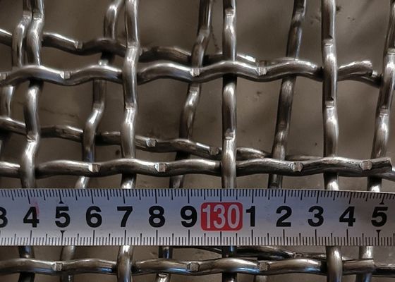 304 malla de acero inoxidable trenzado para la minería Vibración de la malla de pantalla oscilante