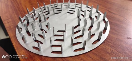 50 mm de ancho Anti-Split Plate Rectángulo unilateral de metal espinoso Placa de uñas