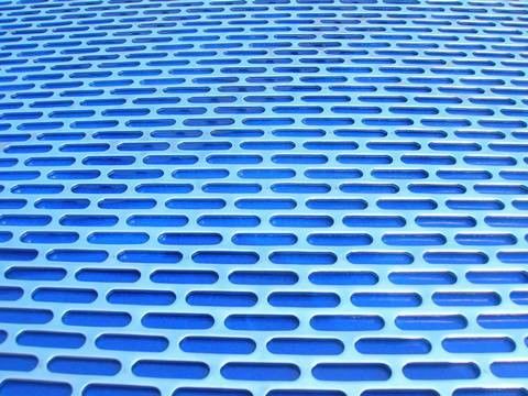 Acero inoxidable Hoyo ovalado perforado malla perforada hoja de metal decorada