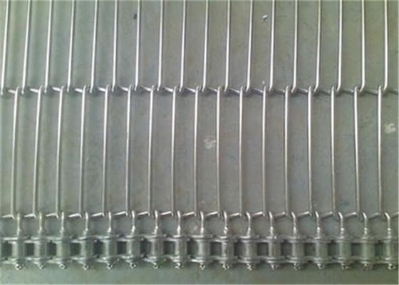 Alambre de acero inoxidable Mesh Conveyor Belt de la industria alimentaria 50m m