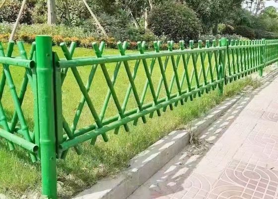 Cercas de bambú de imitación duradera para diseños de jardín con estilo