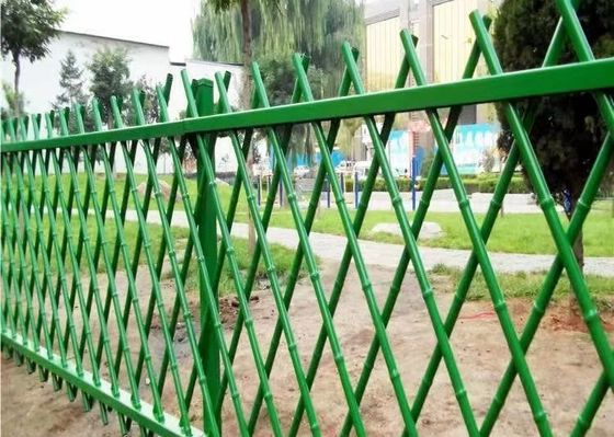 Cercas de bambú de imitación duradera para diseños de jardín con estilo