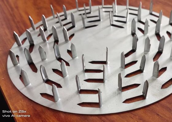 4" 5" 6" placa galvanizada anti-ruptura para evitar la ruptura en los postes de madera dura y troncos