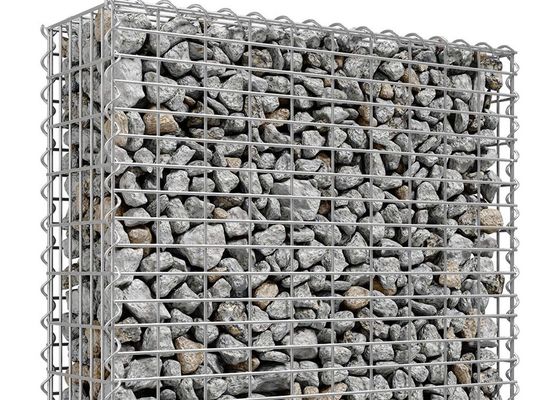 La jaula de piedra galvanizada sumergida caliente soldó con autógena grueso del alambre de la caja 4m m de Gabion
