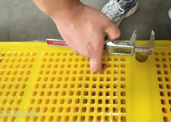 Escrima de malla de minería de poliuretano de trabajo pesado Escrima de material de poliuretano duradero para operaciones mineras