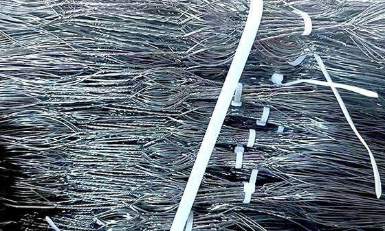 Barrera de alambre invisible MZP Putanka 10x5x1.4m alambre de carbono galvanizado
