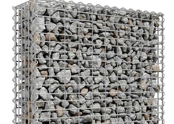 Cestas de Gabion soldadas galvanizadas calientes que retienen los espirales / los helicoidals de la pared conectados