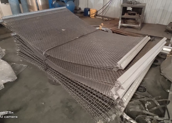 Mina prensada del acero inoxidable de 65 manganesos que tamiza la malla de alambre para el tamiz vibratorio