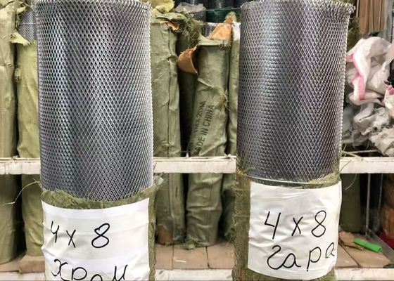 Paneles de acero inoxidable de malla metálica expandida con diamante recubierto de polvo galvanizado