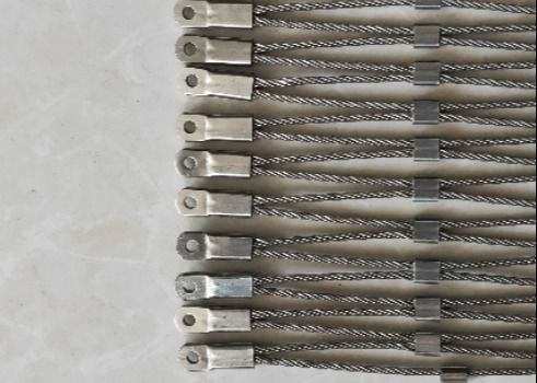 cerca Stainless Steel Rope Mesh For Zoo de la cuerda de alambre de los SS 316 del grueso de 1.5m m